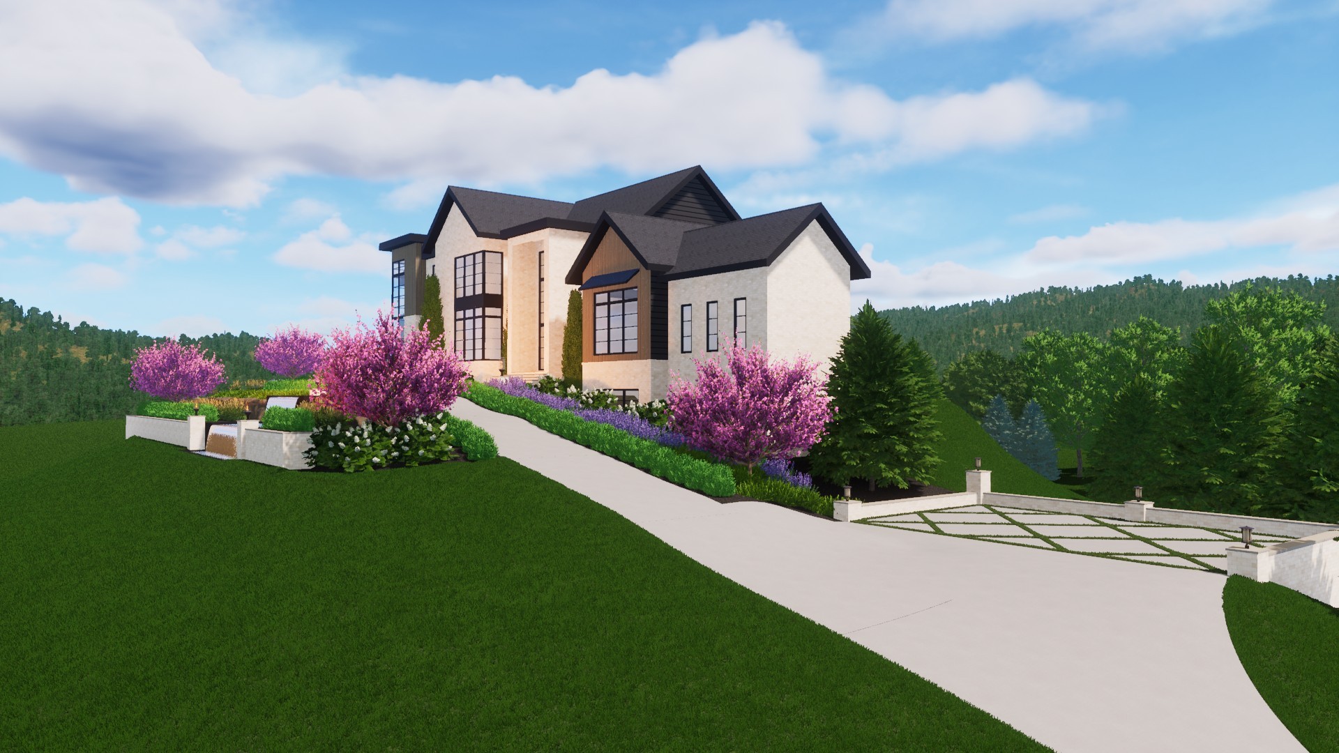 9636 Concord Road Brentwood, TN 37027 - Photo 19 of 61 a front view of a house with garden