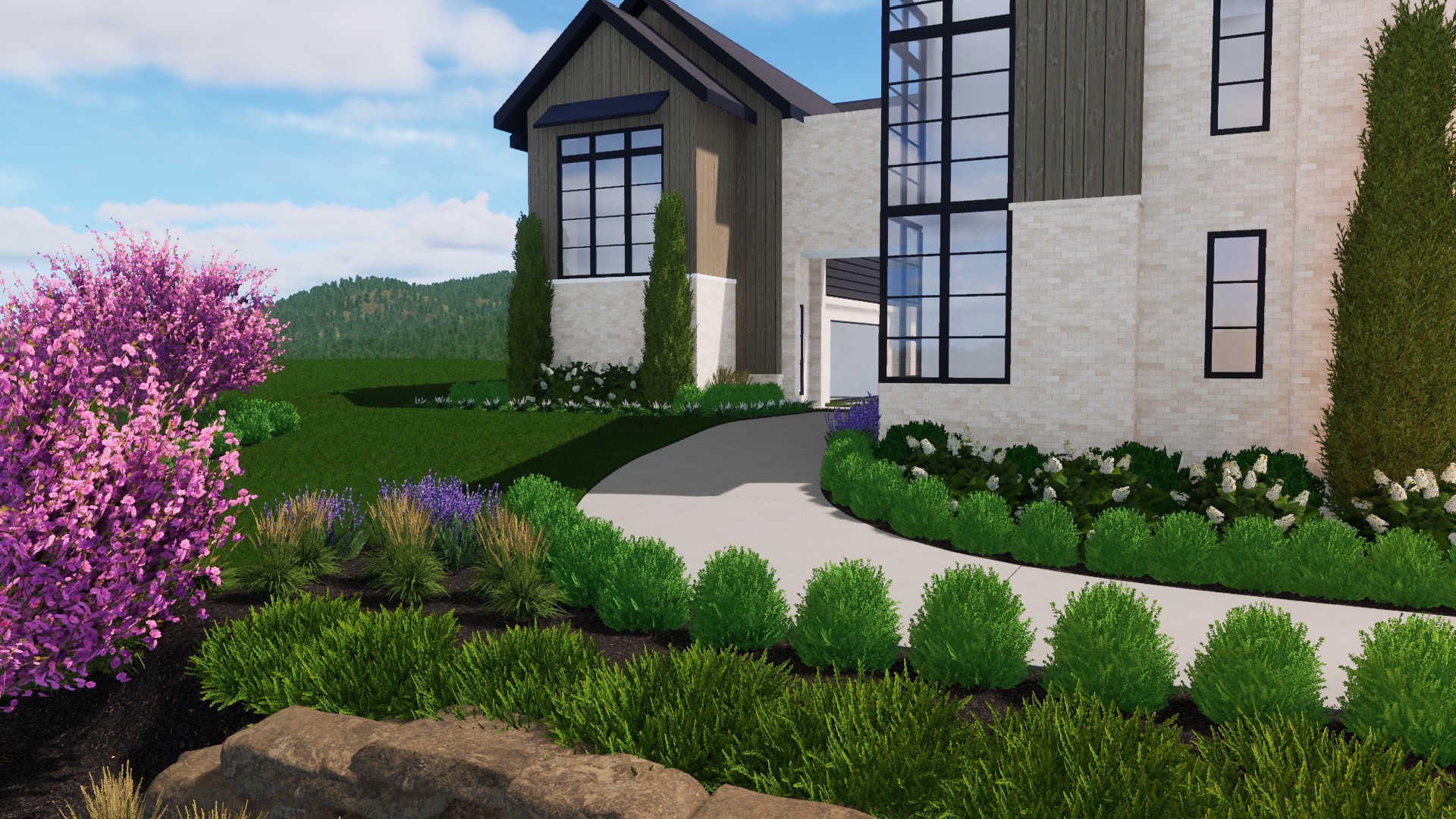 9636 Concord Road Brentwood, TN 37027 - Photo 20 of 61 a front view of a house with garden