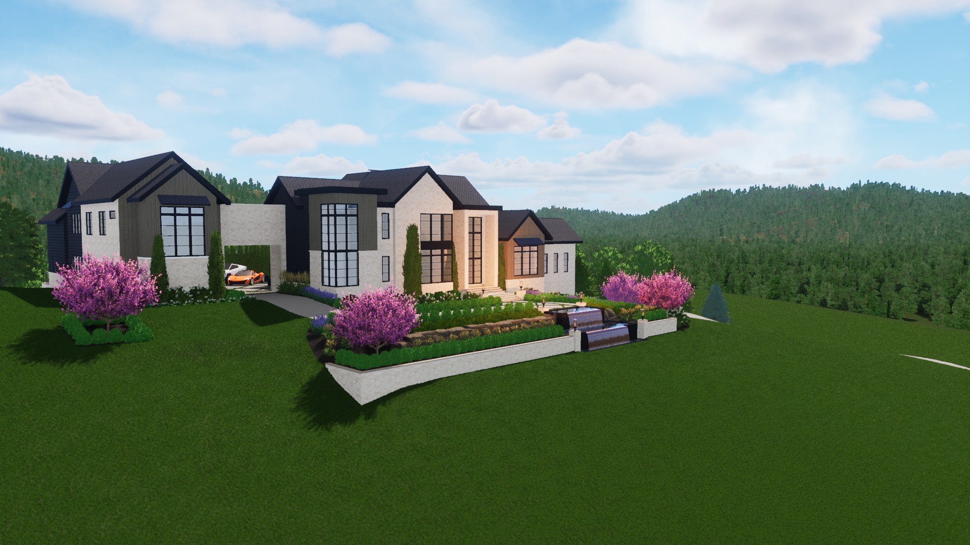 9636 Concord Road Brentwood, TN 37027 - Photo 26 of 61 a front view of a house with garden