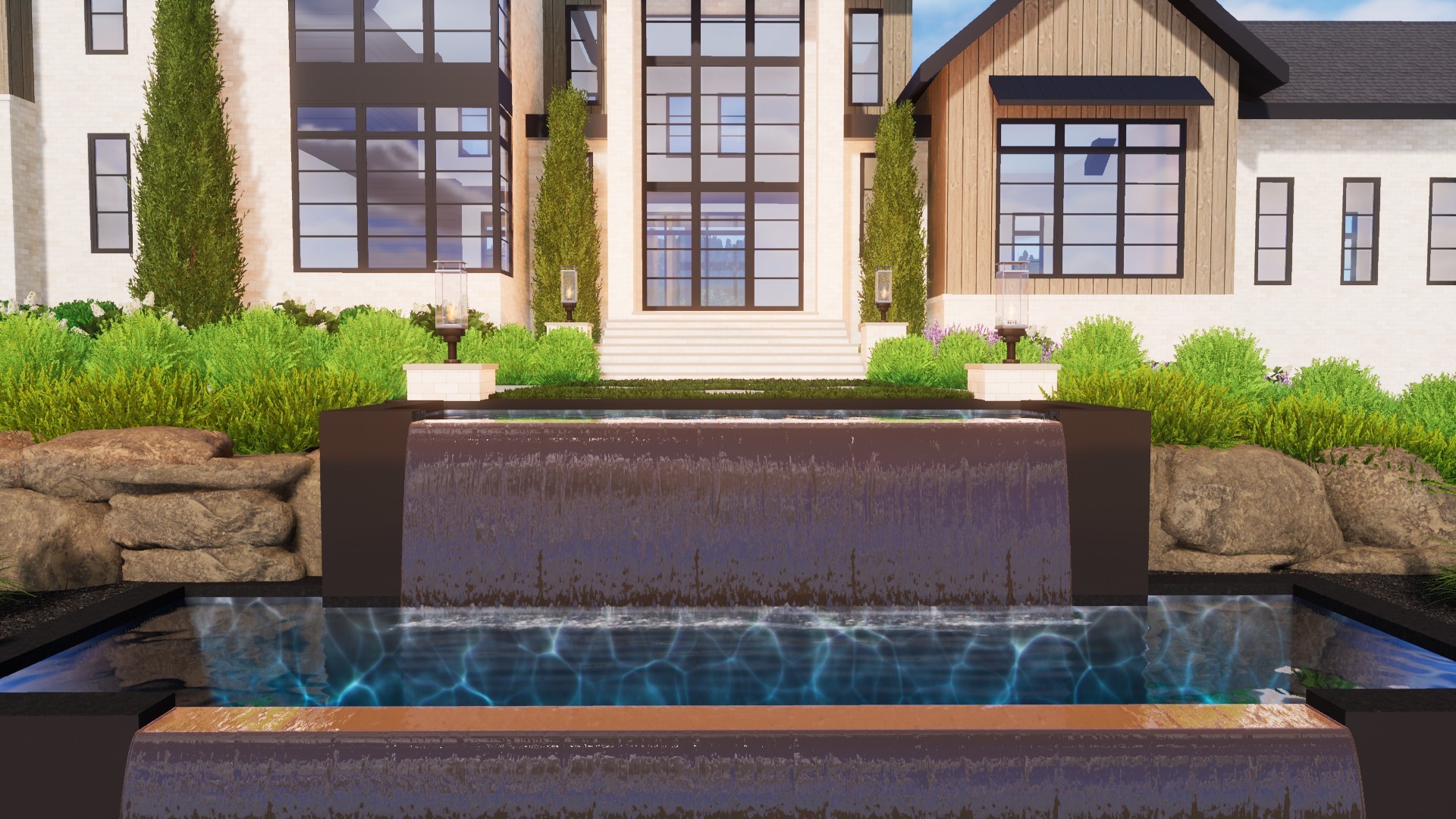 9636 Concord Road Brentwood, TN 37027 - Photo 27 of 61 a front view of a house with lots of green space