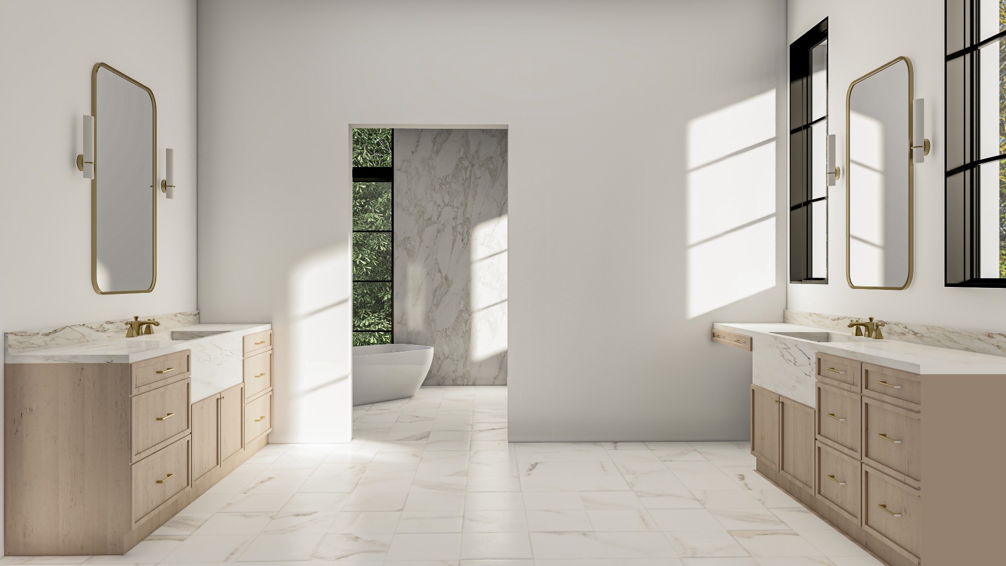 9636 Concord Road Brentwood, TN 37027 - Photo 7 of 61 a spacious bathroom with a double vanity sink mirror and bathtub