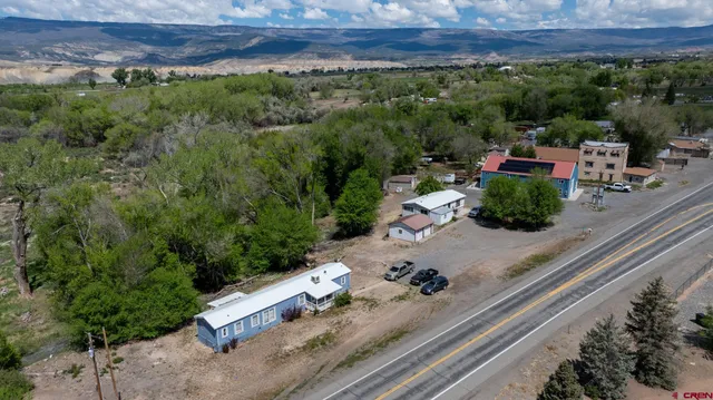 a view of a city and a street view
