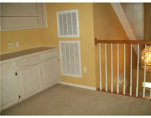 a kitchen with a window