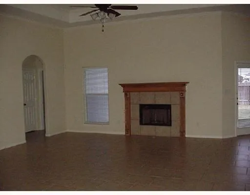 a view of a livingroom with a fireplace