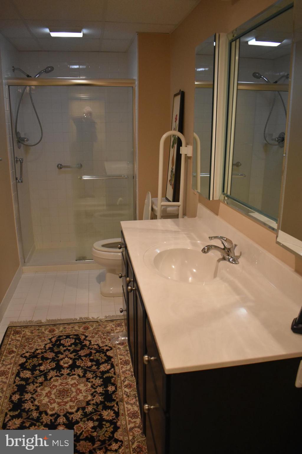 3409 Centennial Station Warminster, PA 18974 - Photo 30 of 76 a bathroom with a sink and a mirror