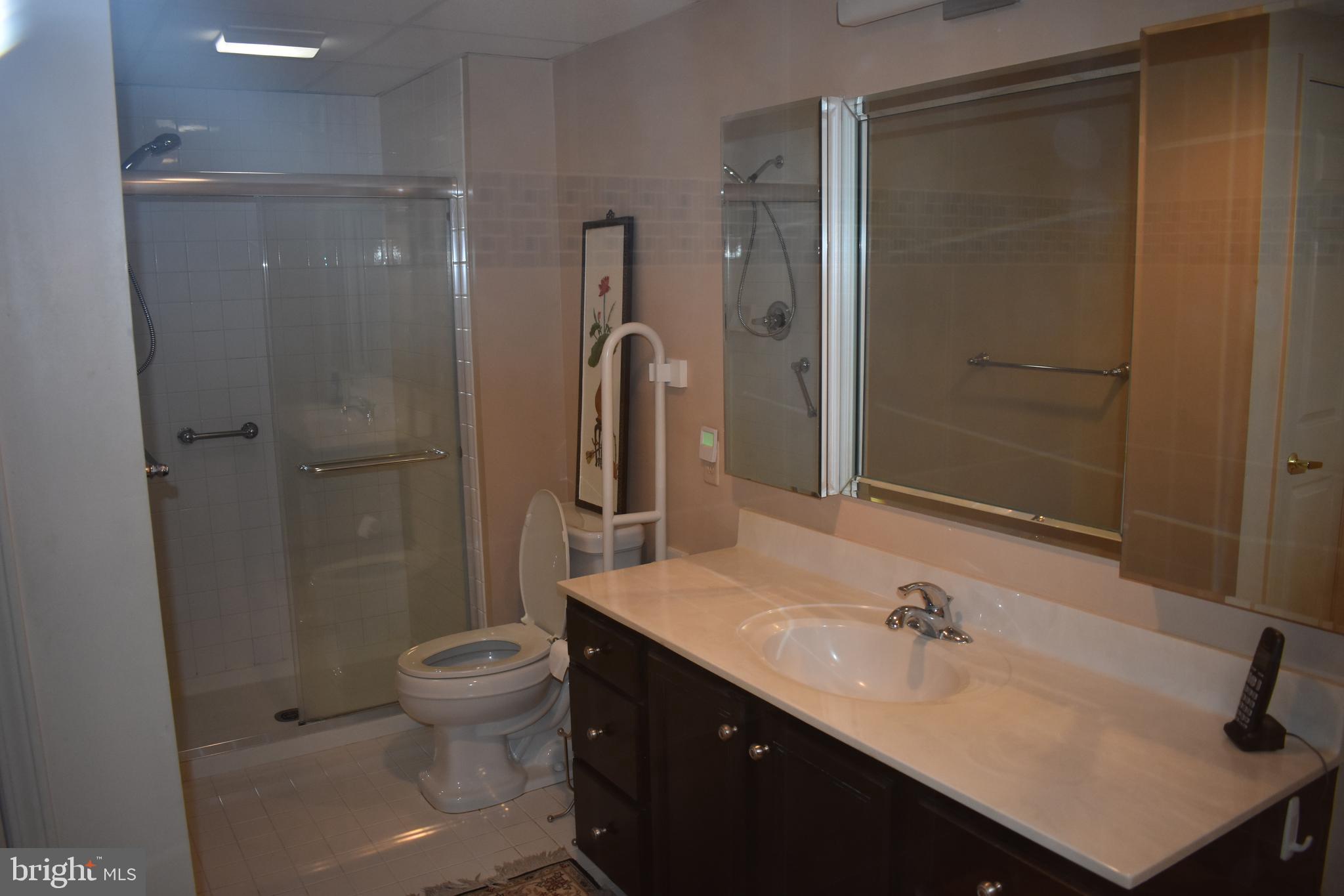 3409 Centennial Station Warminster, PA 18974 - Photo 31 of 76 a bathroom with a sink a toilet and shower