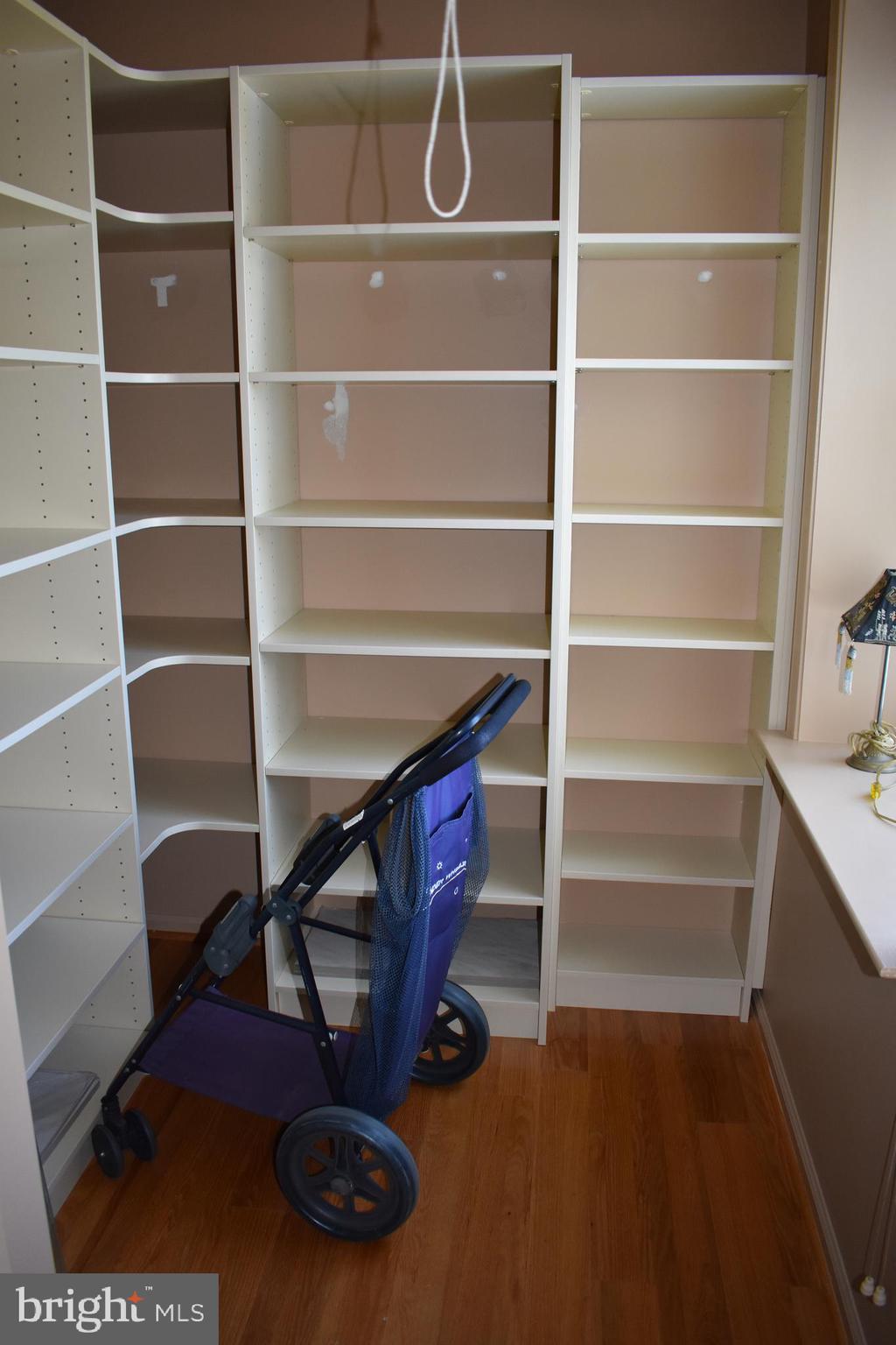3409 Centennial Station Warminster, PA 18974 - Photo 34 of 76 a view of walk in closet with empty racks