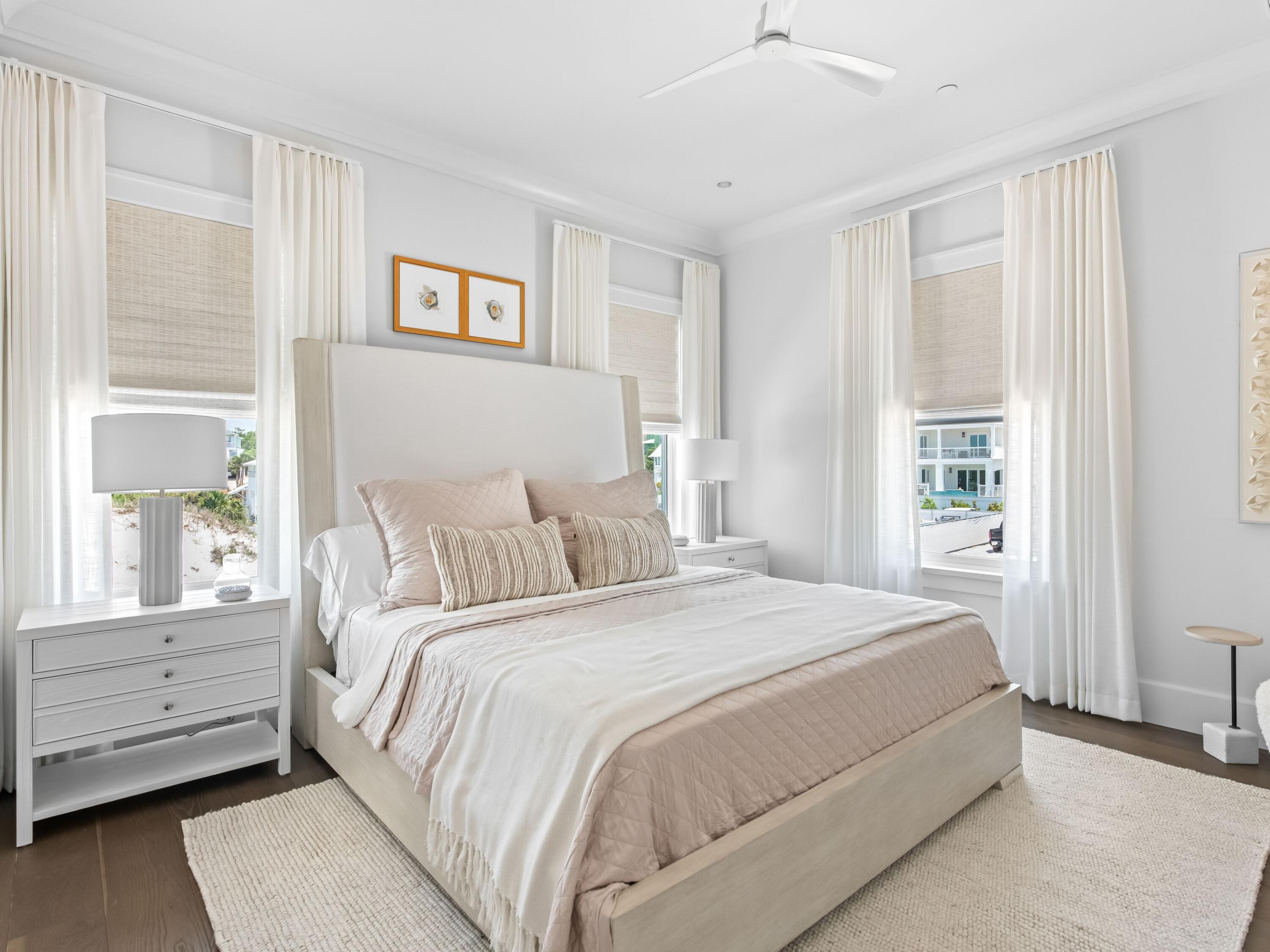 40 Lupin Bch Drive Inlet Beach, FL 32461 - Photo 12 of 35 a bedroom with a bed and a window