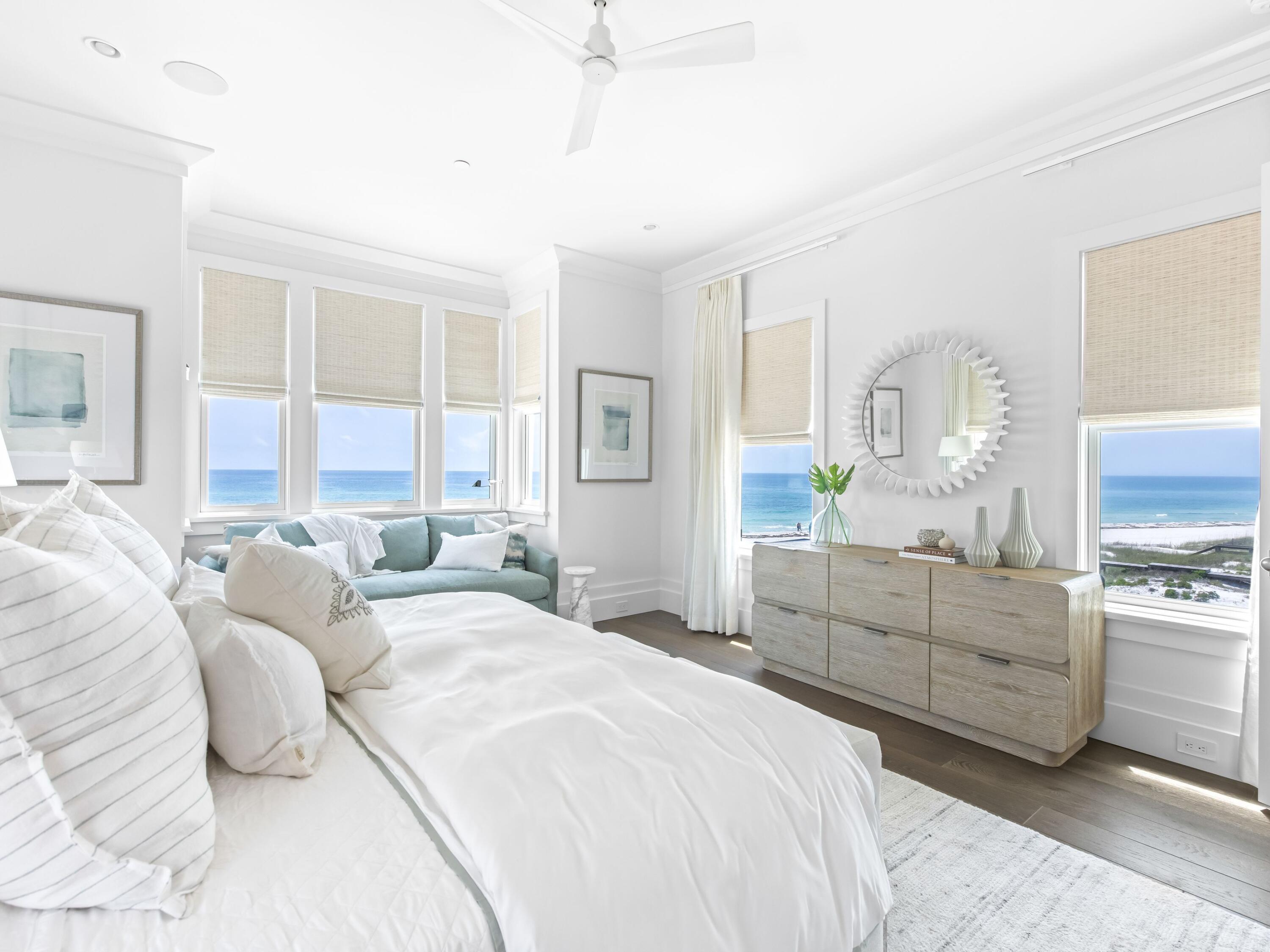 40 Lupin Bch Drive Inlet Beach, FL 32461 - Photo 22 of 35 a spacious bedroom with a large bed and a dresser