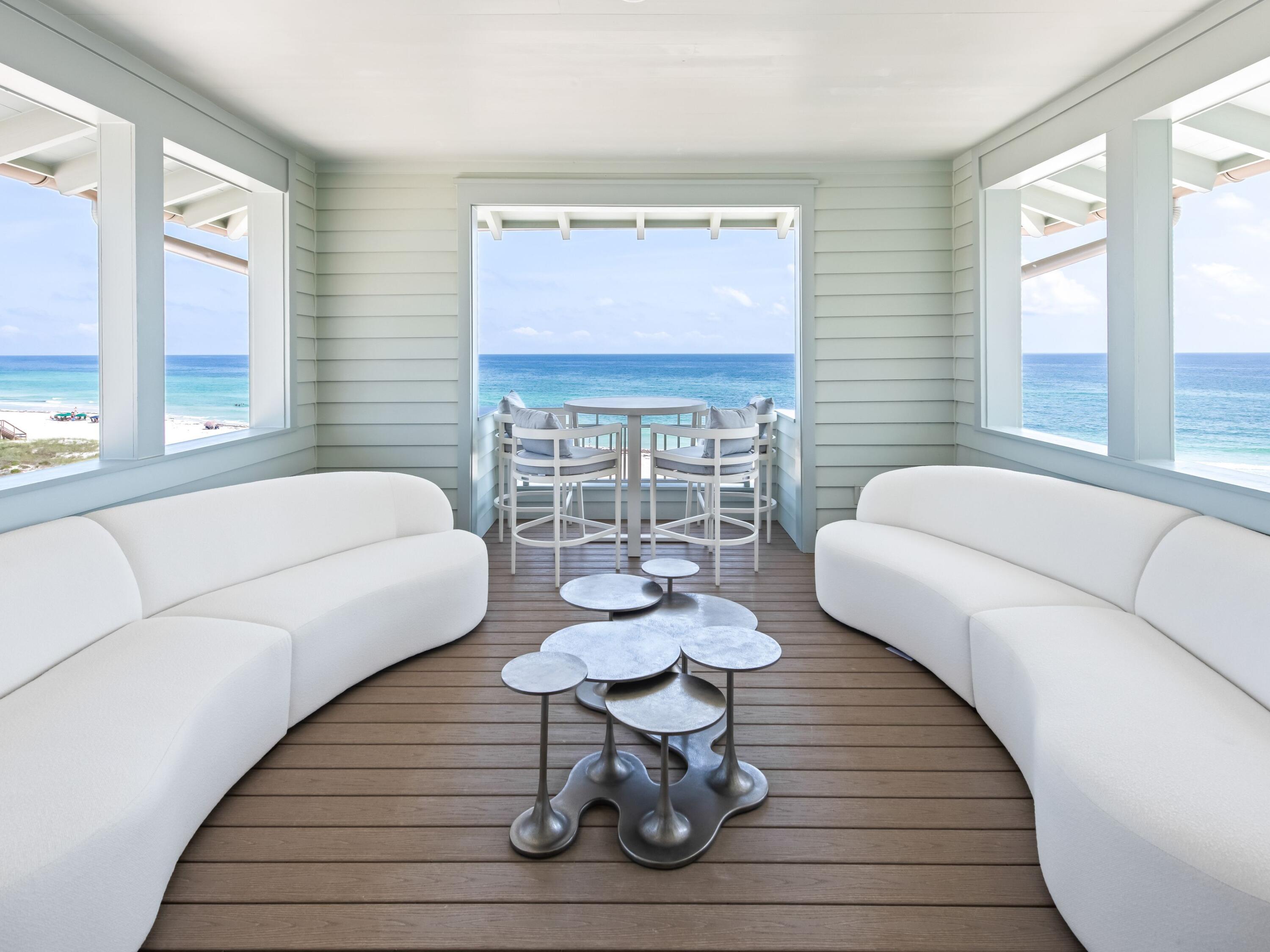 40 Lupin Bch Drive Inlet Beach, FL 32461 - Photo 34 of 35 a living room with furniture and a floor to ceiling window