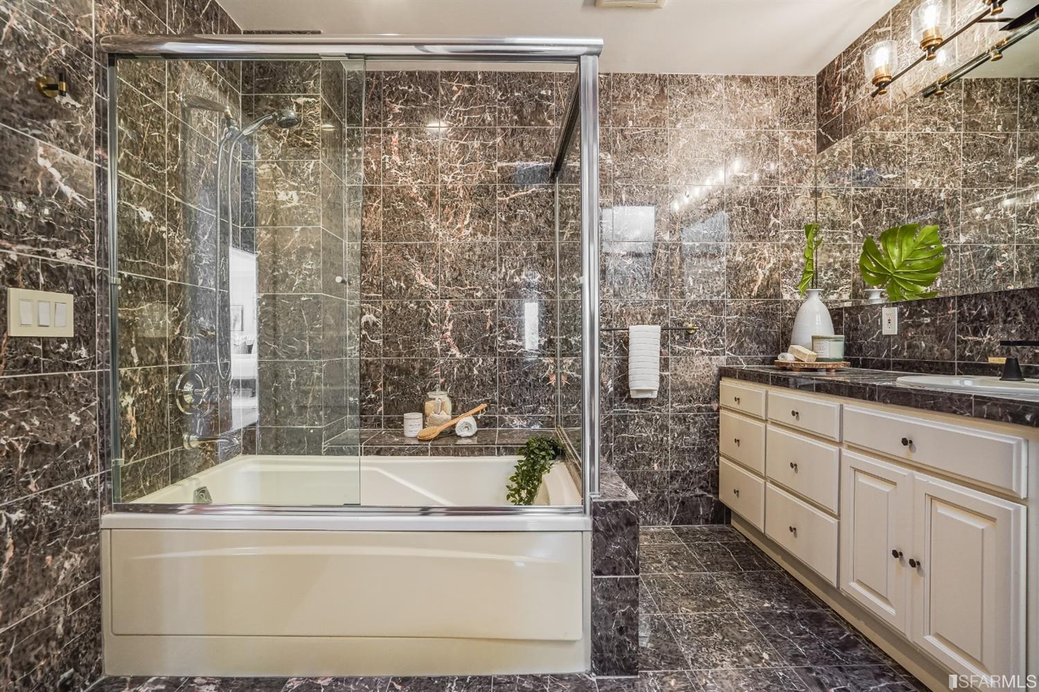 96 Middlefield Drive San Francisco, CA 94132 - Photo 27 of 46 a spacious bathroom with sink shower and bathtub