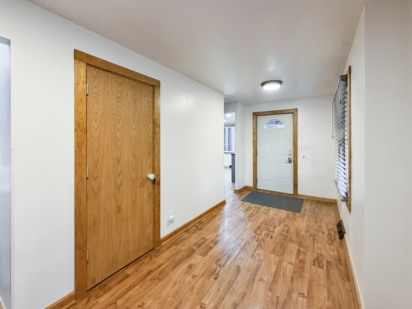 310 1st Avenue Forreston, IL 61030 - Photo 23 of 33 a view of hallway with wooden floor
