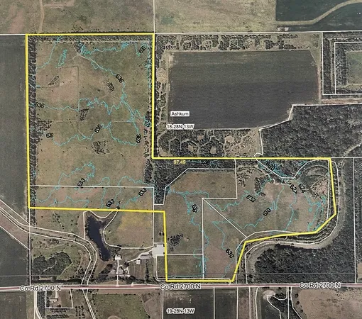 $975,000 | 97.49-acres 2700 North Road, Ashkum, IL 60911