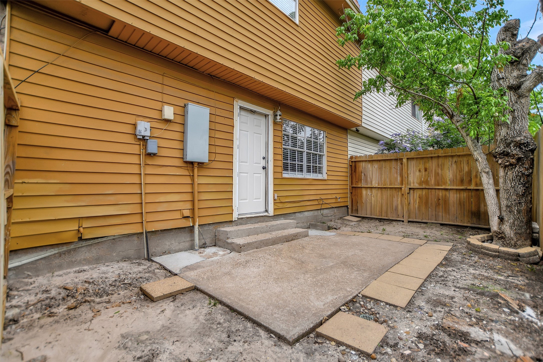 3826 Willow Springs Lane, Unit 3826 Houston, TX 77080 - Photo 43 of 43 a view of a house with a backyard