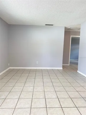 a view of a room with windows