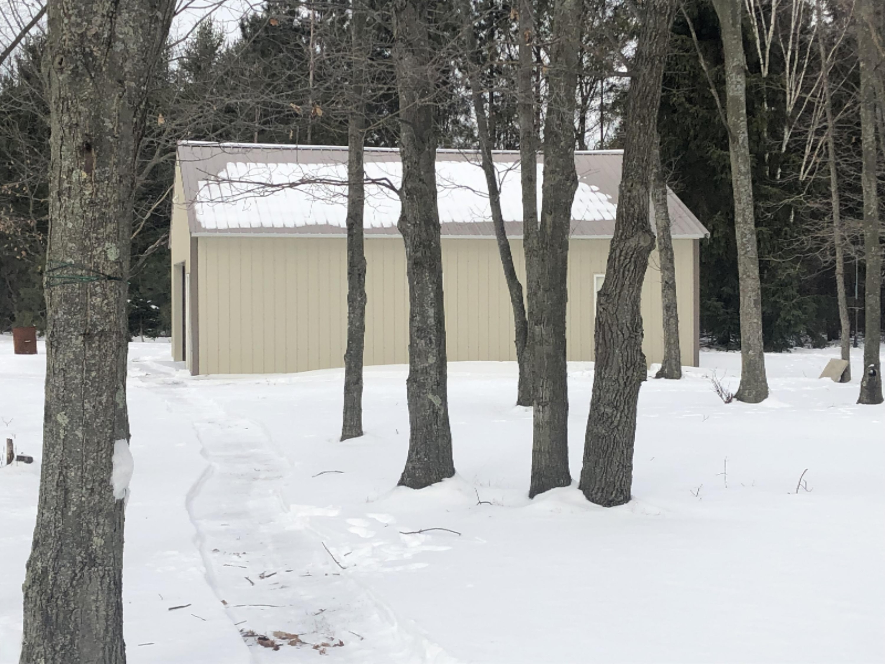 3190 West Fox Farm Road Manistee, MI 49660 - Photo 3 of 39 36 x 26 Pole barn