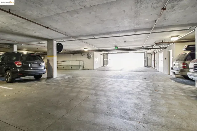 a view of parking area