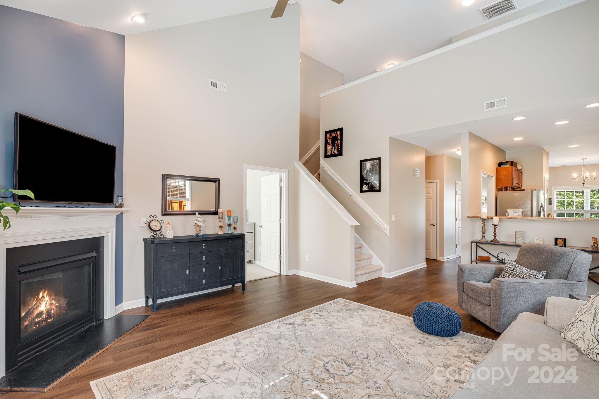 101 Ledbetter Road Arden, NC 28704 - Photo 5 of 34 a living room with furniture and a flat screen tv