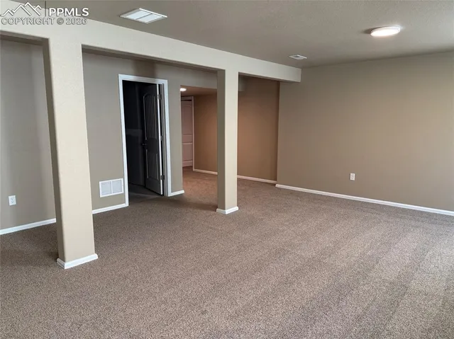 a view of an empty room