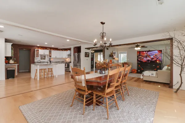 a very nice looking room with a large window