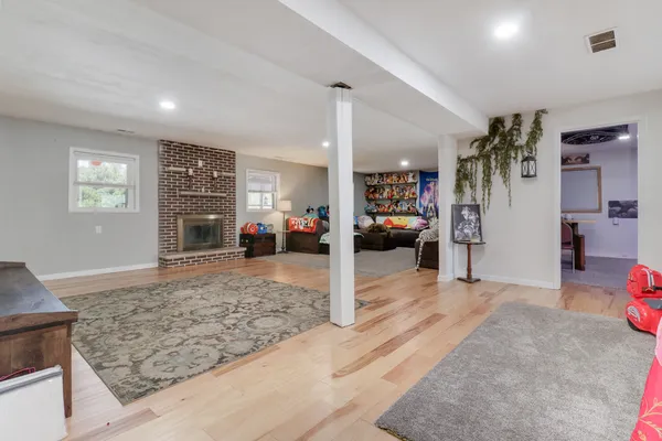 a view of storage and utility room
