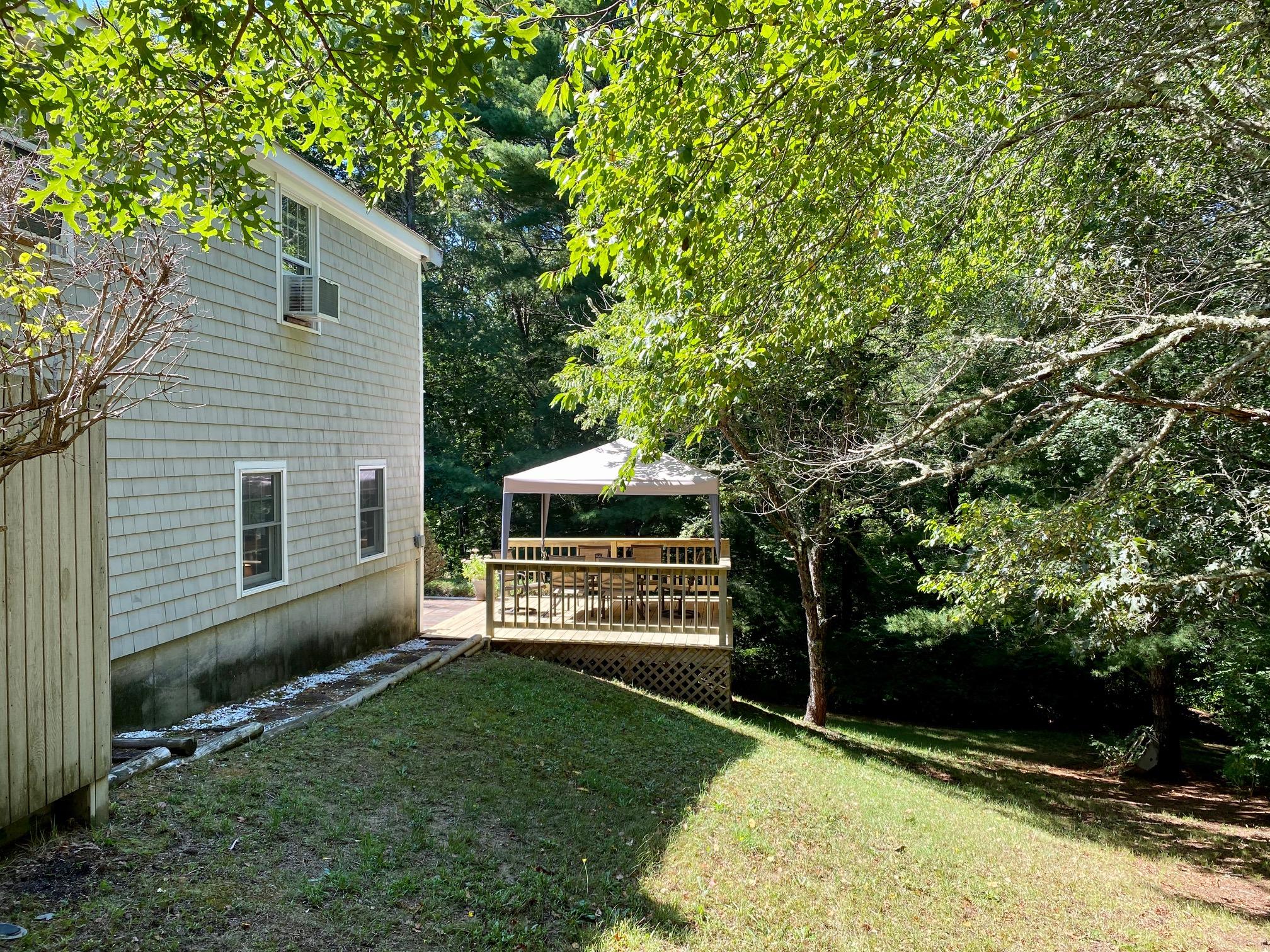116 Trout Brook Road Cotuit, MA 02635 - Photo 24 of 36 Back Yard to Deck