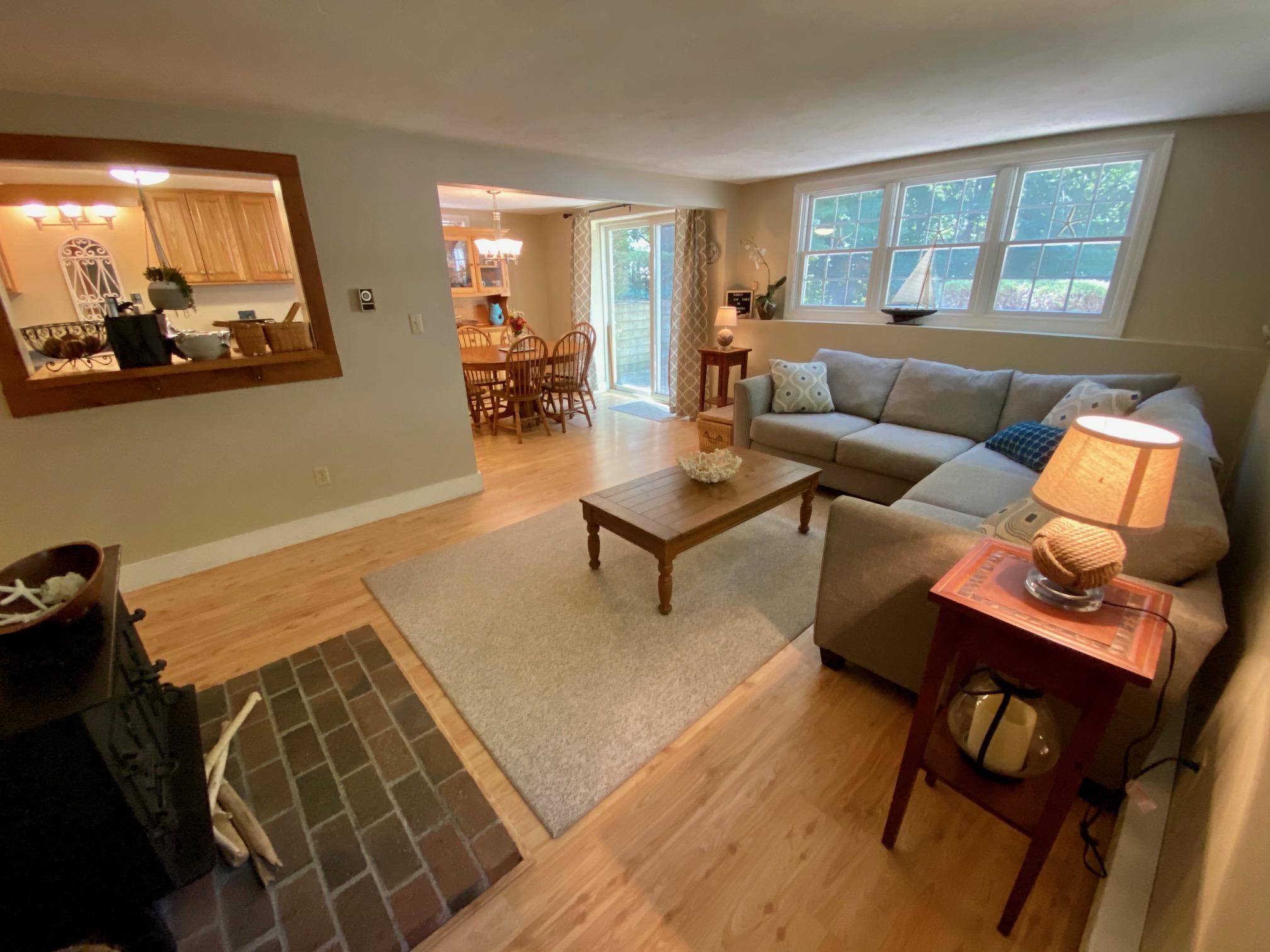 116 Trout Brook Road Cotuit, MA 02635 - Photo 8 of 36 Lr to DR & Kitchen