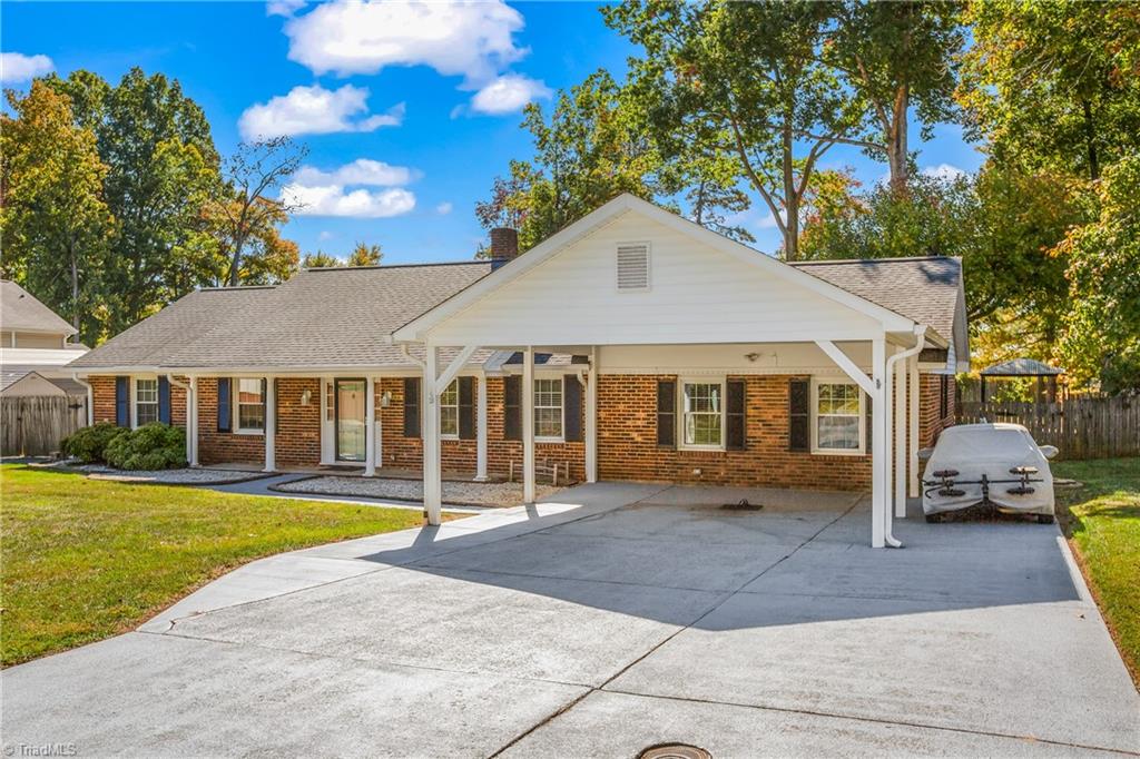 All brick one-level ranch in a great location