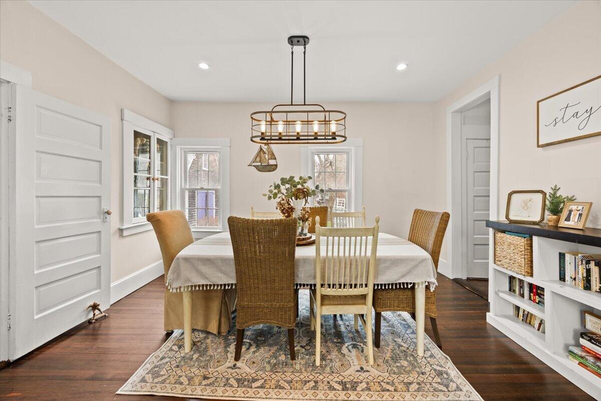 729 Center Street Dighton, MA 02764 - Photo 10 of 62 a view of a dining room with furniture window and wooden floor