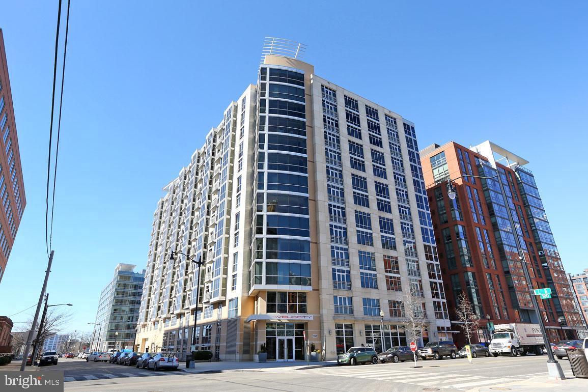 a front view of a building