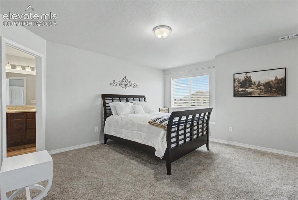 10957 Avena Road Peyton, CO 80831 - Photo 18 of 34 Primary bedroom with view into primary bathroom
