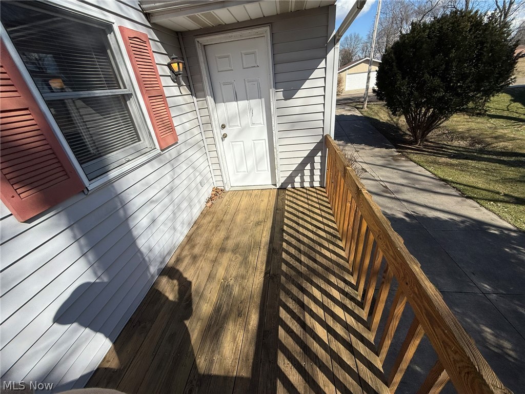 604 Harger Street Dover, OH 44622 - Photo 9 of 25 View of wooden terrace