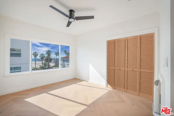 a view of a room with a potted plant
