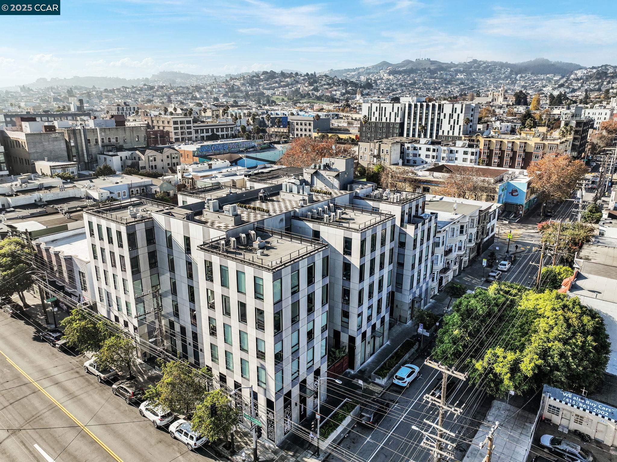 1515 15th Street, Unit 501 San Francisco, CA 94103 - Photo 33 of 46 an aerial view of a city