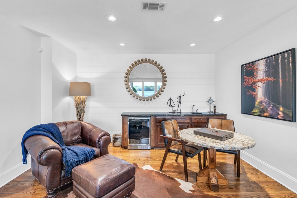 703 Cherokee Hill Road Hiawassee, GA 30546 - Photo 13 of 23 a living room with furniture and a fireplace