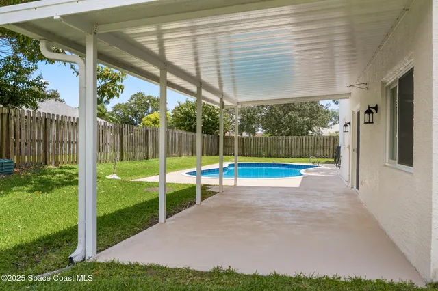 a view of a park with a slide