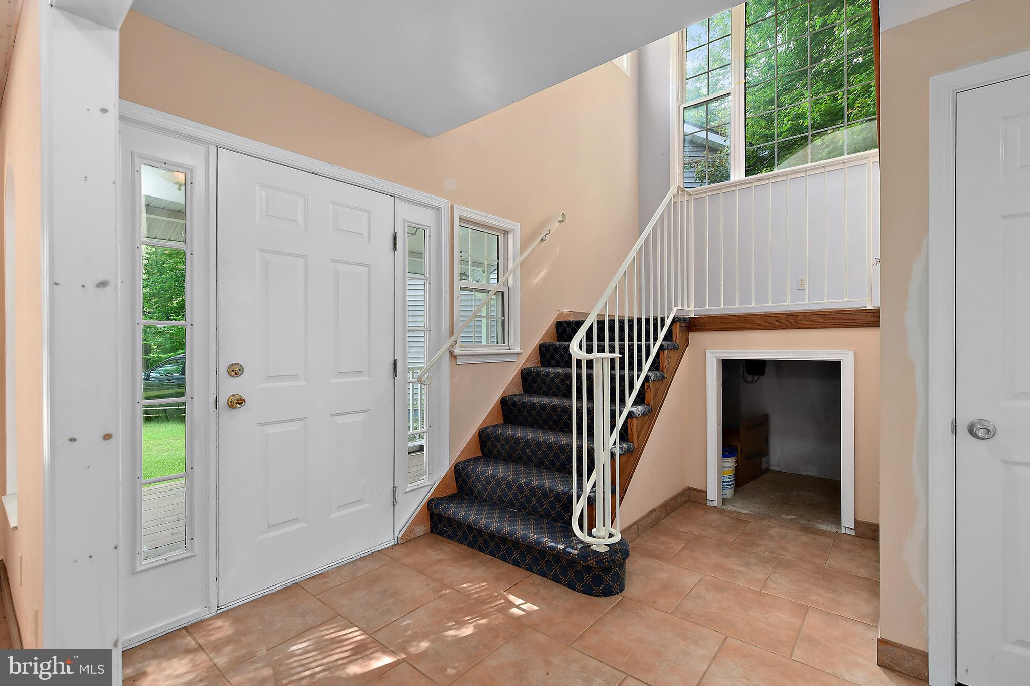 9502 Croppers Island Road Newark, MD 21841 - Photo 38 of 46 FOYER: DUAL STAIRCASES to 2nd Floor