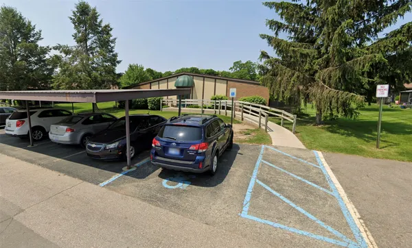 a car parked on the side of the road