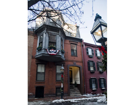 31 Pinckney Street, Unit 4B Boston, MA 02114 - Photo 5 of 5 a front view of a building with grey walls