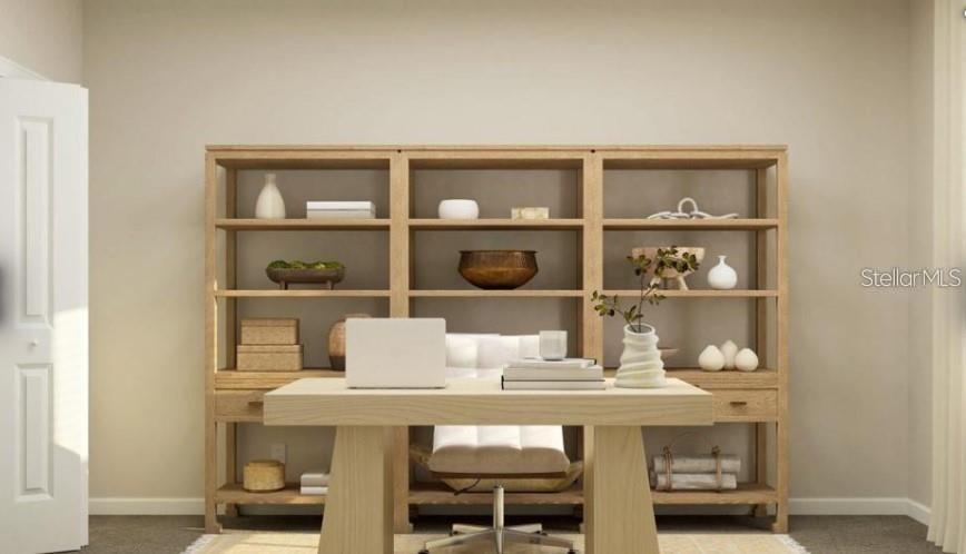 2667 Skyline Loop Kissimmee, FL 34758 - Photo 8 of 13 a dining room with a wooden table and chairs