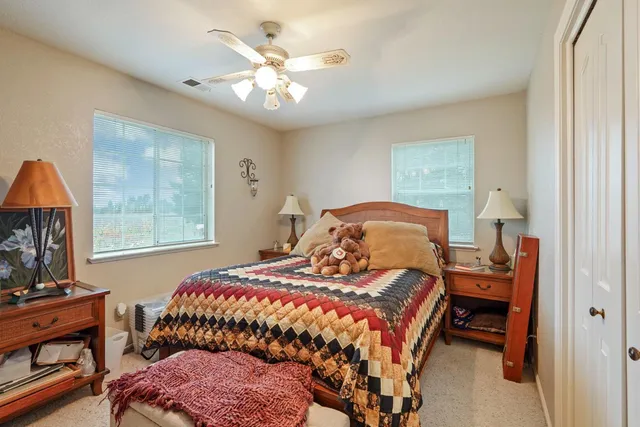 a view of a patio with couches chairs and potted plants