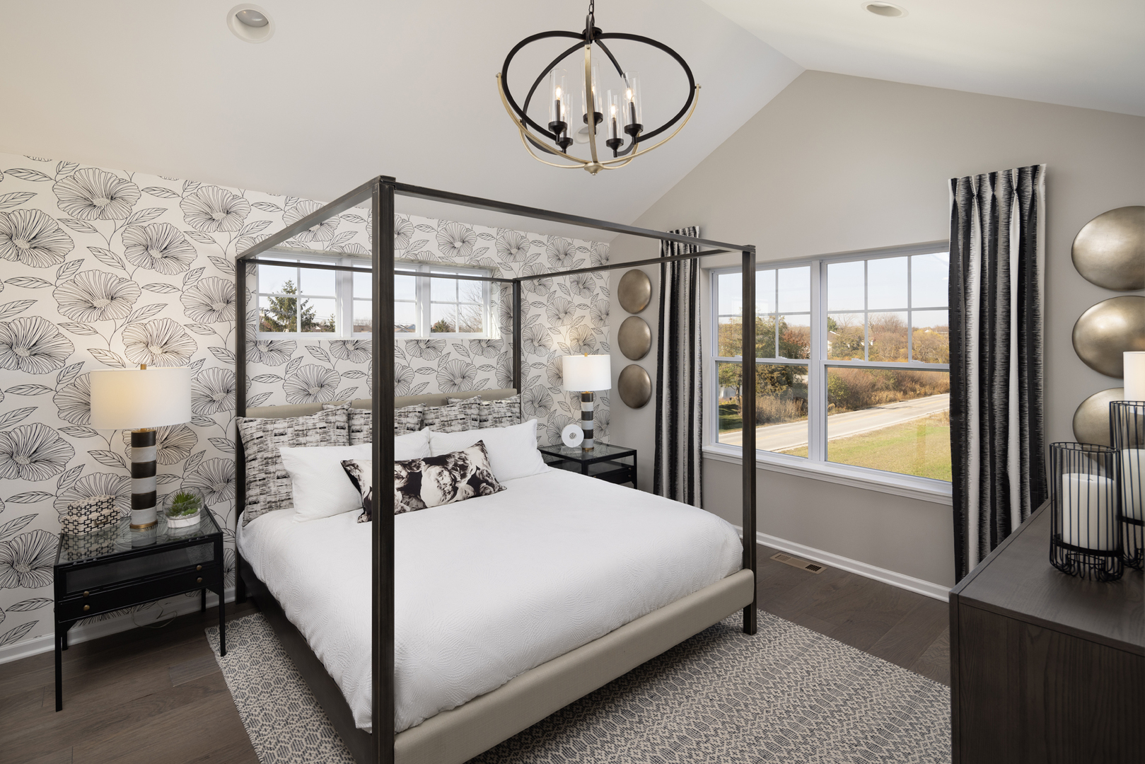 301 Timberleaf Circle Roselle, IL 60172 - Photo 14 of 17 a bedroom with a bed and a large window