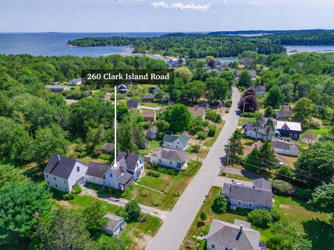 260 Clark Island Road St. George, ME 04859 - Photo 41 of 52 Drone View with Annotations