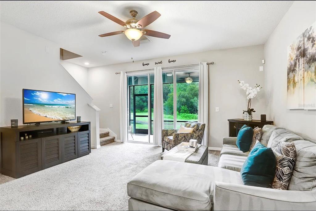 32934 Kaloko Road Wesley Chapel, FL 33543 - Photo 10 of 39 a living room with furniture and a flat screen tv