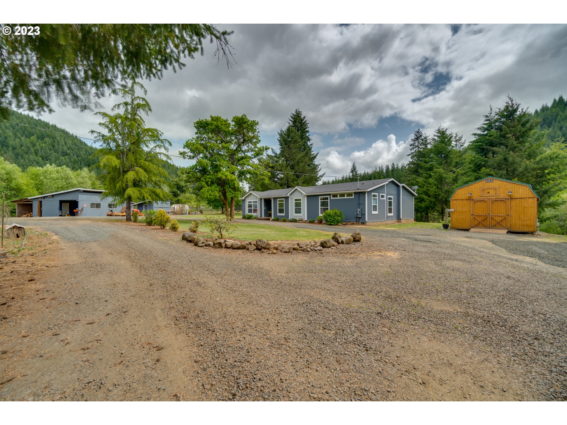 12760 Gilbert Creek Road Willamina, OR 97396 - Photo 32 of 48 Backyard
