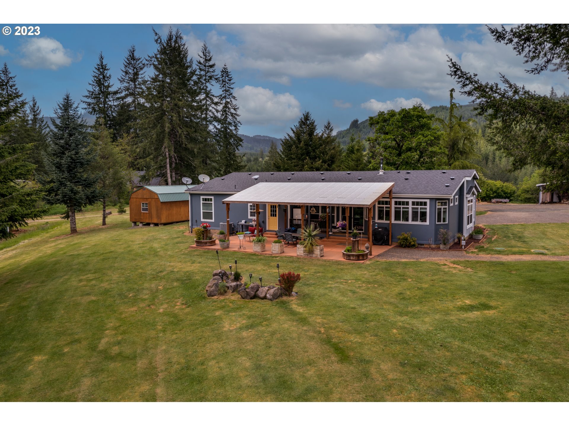 12760 Gilbert Creek Road Willamina, OR 97396 - Photo 40 of 48 Backyard