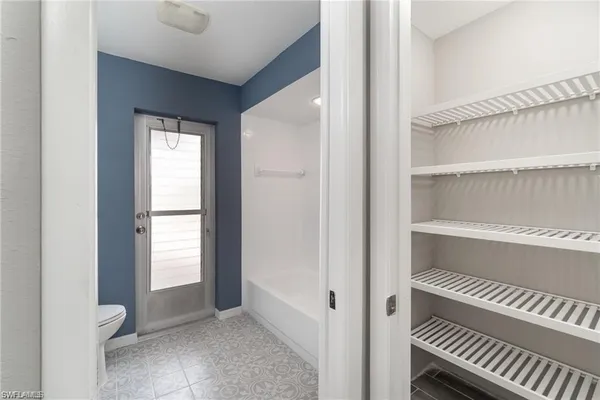 a view of an empty room