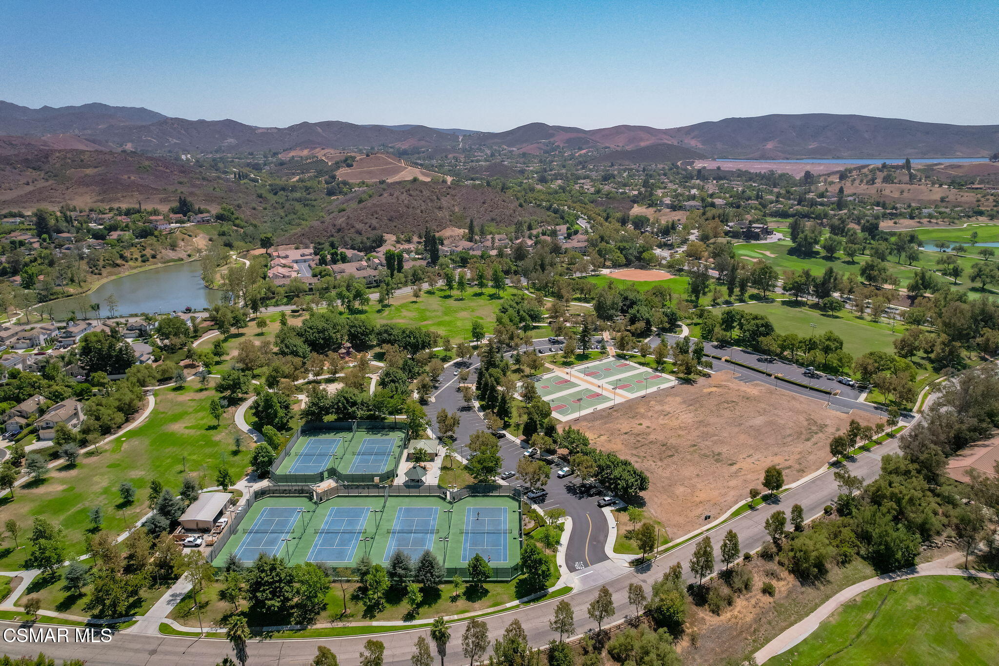 335 Kitetail Street Simi Valley, CA 93065 - Photo 52 of 53 an aerial view of residential houses and outdoor space