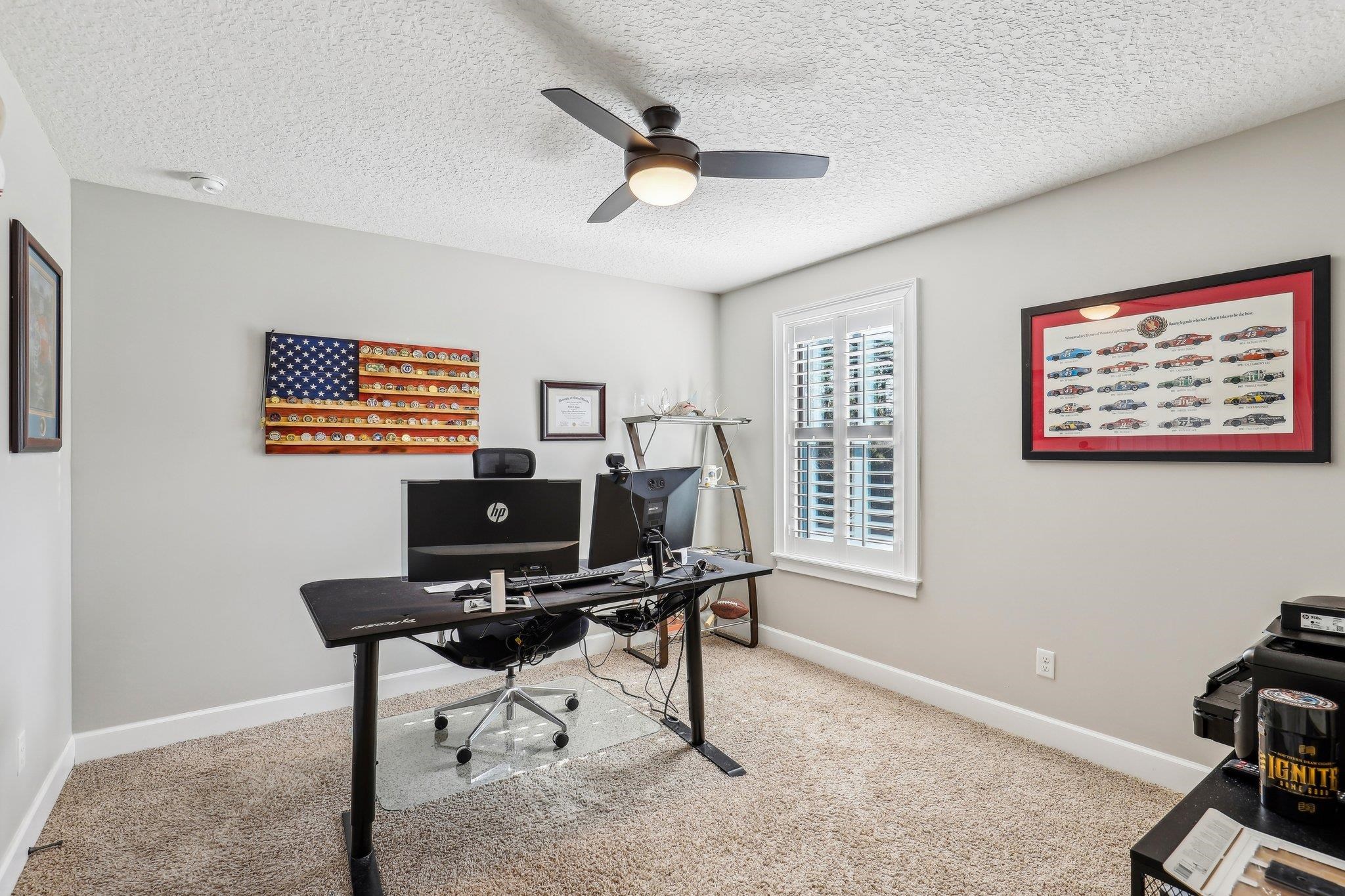 152 Spanish Marsh Drive St. Augustine, FL 32095 - Photo 31 of 63 a view of a workspace with furniture and a window