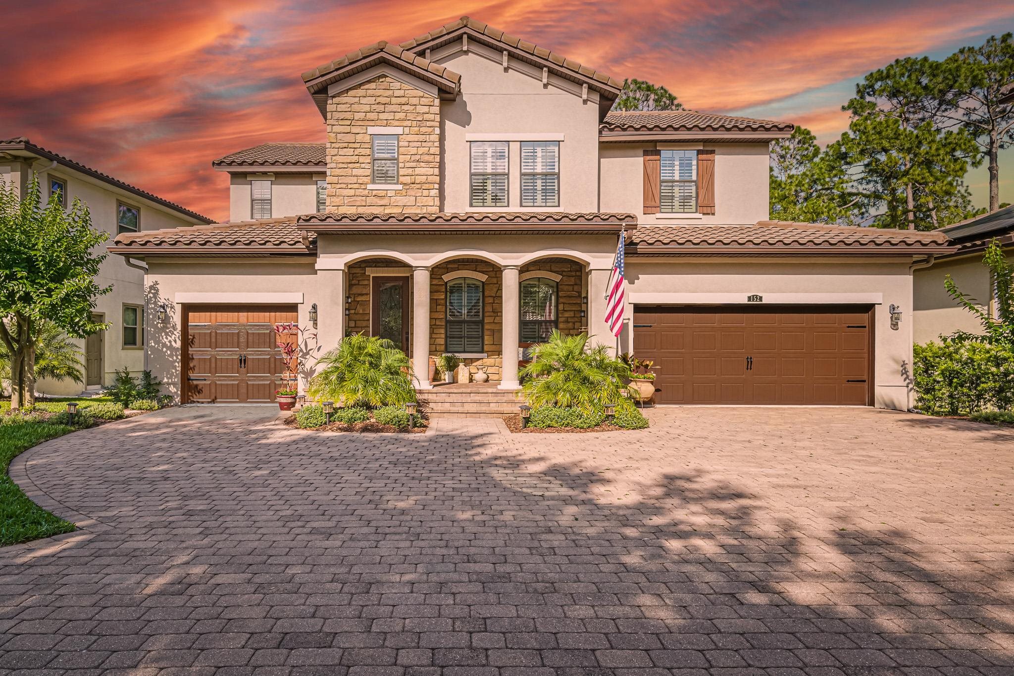 152 Spanish Marsh Drive St. Augustine, FL 32095 - Photo 62 of 63 front view of a house with a yard